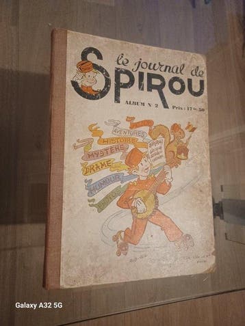 Spirou (magazine) Recueil N°2 - 1 Album - Eerste druk - 1938, Boeken, Nieuw