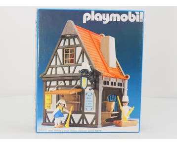 Playmobil 3441 Middeleeuwen bakkerij #9560 (Kinderspeelgoed), Ophalen of Verzenden, Gebruikt