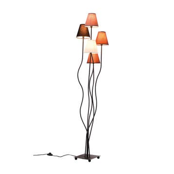 *WOONWINKEL* Kare Design Flexible Moderne Vloerlamp Mocca, Huis en Inrichting, Lampen | Vloerlampen, Verzenden, Nieuw