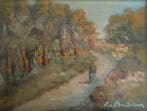 Giovanni Bartolena (1866-1942) - Cacciatore nella campagna