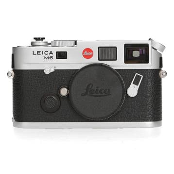 Leica M6 TTL .72mm Silver (10434) - 1 jaar garantie, Ophalen of Verzenden, Zo goed als nieuw