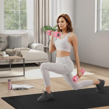 Verstelbare Dumbbell Set 4-in-1 (1-2.5 kg) - Compact en Veil, Sport en Fitness, Fitnessmaterialen, Verzenden, Nieuw