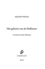 Het geheim van de Hoffmans, Ophalen of Verzenden, Nieuw