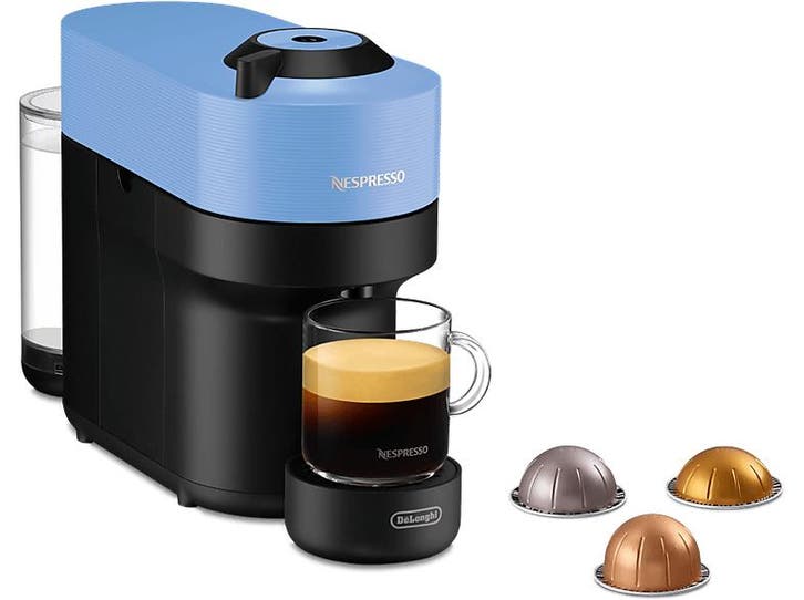 Nespresso Vertuo Pop Delonghi Env90.a, Witgoed en Apparatuur, Koffiezetapparaten, 1 kopje, Afneembaar waterreservoir, Nieuw, Koffiepads en cups