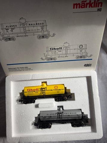 Märklin H0 - 4861 - Modeltrein goederenwagonset (1) - Twee, Hobby en Vrije tijd, Modeltreinen | H0, Nieuw