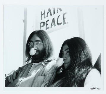 Nico Koster (1940) - John Lennon and Yoko Ono - Room 902