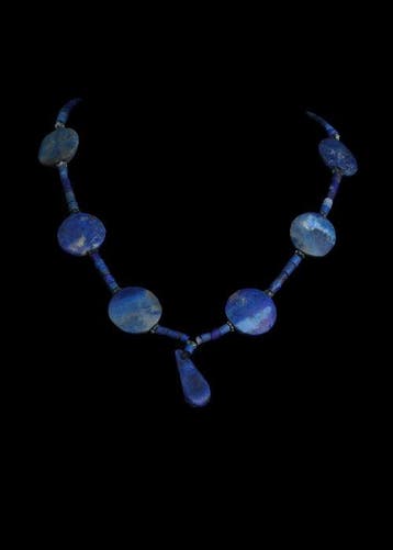 West-Aziatisch lapis lazuli Kralenketting (Zonder