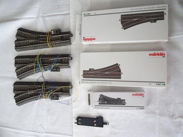 Märklin H0 - 24612/24611/74491 - Treinset (5) - 5 wissels C, Hobby en Vrije tijd, Modeltreinen | H0, Nieuw