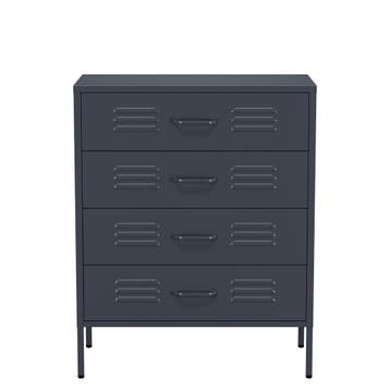 Ladekast | Lockerkast | Kledingkast | 80x40x100 | Antraciet, Verzenden, Nieuw