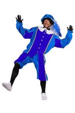 Piet Polyester A Blauw-Turquoise - XXL, Diversen, Sinterklaas, Verzenden, Nieuw