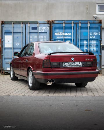 FOX BMW E34 520i einddemper inclusief extra beugel - 2x76 Ty, Auto-onderdelen, Uitlaatsystemen, Verzenden, Nieuw