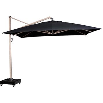 Icon premium zweefparasol 400x300 cm oak mast faded black, Ophalen of Verzenden, Nieuw