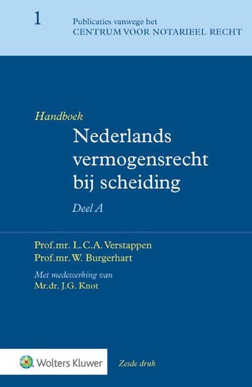 Handboek Nederlands vermogensrecht bij scheiding Deel A, Boeken, Verzenden, Zo goed als nieuw, L.C.A. Verstappen