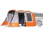 vidaXL Autotent waterdicht grijs en oranje, Verzenden, Nieuw, Tot en met 2