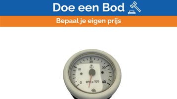 Bieden: Osculati 27-520-01 Diesel Engine RPM Counter 12V -, Ophalen of Verzenden, Nieuw, Motor en Techniek, Zeilboot of Motorboot