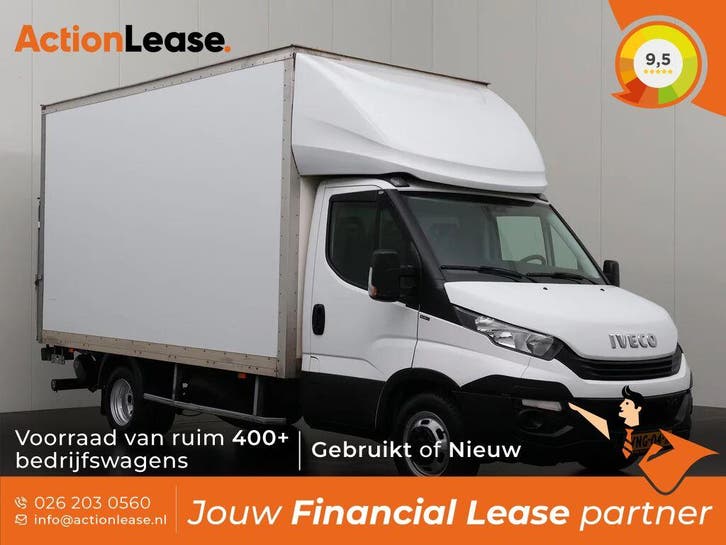 Iveco Daily Bakwagen L5 H1 2019 Diesel Handgeschakeld, Auto's, Bestelauto's, Lease, Zwart, Handgeschakeld, Financial lease, BTW verrekenbaar