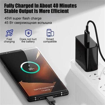 USB-C Oplader – Geschikt voor Samsung Galaxy S25/S24/S23 &, Ophalen of Verzenden, Nieuw
