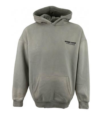 Another Cotton Lab Hoodie in maat L Grijs, Verzenden, Zo goed als nieuw, Overige kleuren, Another Cotton Lab
