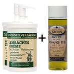 2x Ambachtscreme 1000ml + 1x Sport Massageolie 200ml, Verzenden, Nieuw