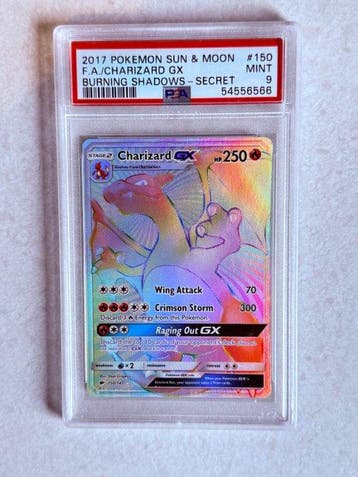 Pokémon - 1 Graded card - Charizard #150 Foil, Full art,, Nieuw