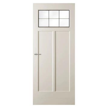 Austria binnendeur Doorn 88x211,5 (wit, Stomp, Glas in lood), 80 tot 100 cm, Binnendeur, Nieuw, Ophalen of Verzenden