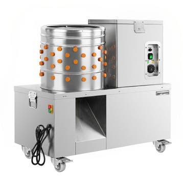 GGM Gastro | 2-in-1 plukmachine voor gevogelte met | GRMWX50, Verzenden, Nieuw in verpakking