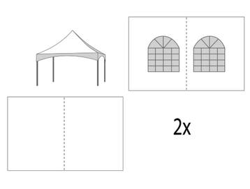 Stijlvolle PAGODE KEDER TENT RONDE PALEN - INCL ZIJWANDEN..., Verzenden, Nieuw