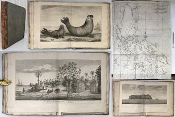 George Anson - Atlas of plates for A Voyage Round the World,