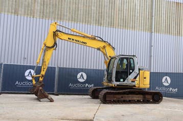 Veiling: Rupsgraafmachine New Holland Kobelco E135BSR-2 Dies, Zakelijke goederen, Machines en Bouw | Kranen en Graafmachines, Ophalen