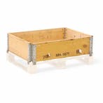 Gebruikte Opzetrand scharnierende constructie stapelbaar 4x, Ophalen of Verzenden