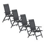 Garden Impressions Santana tuinstoel verstelbaar donker, Caravans en Kamperen, Verzenden, Nieuw