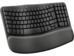 Logitech Wave Keys - Draadloos Ergonomisch Toetsenbord -, Computers en Software, Toetsenborden, Verzenden, Nieuw, Logitech