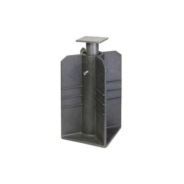 Platinum in-ground base Antraciet - Parasol, Nieuw