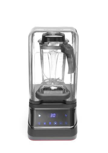 Hendi Bar Blender Digitaal met Dempkap | 2,5L | Zwart | 220–, Ophalen of Verzenden, Nieuw in verpakking