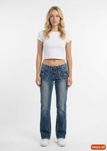 John Baner Jeans Dames maat W36 Blauw Vintage, Ophalen of Verzenden, Nieuw