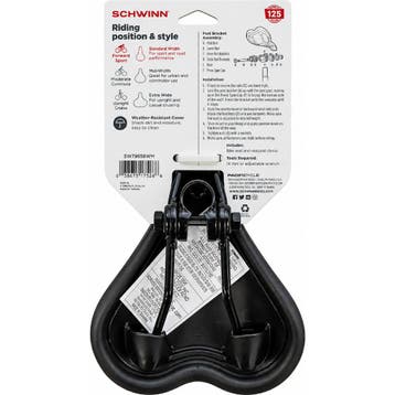 Schwinn Sportzadel zwart met zachte schuimvulling en zade..., Ophalen of Verzenden, Nieuw, Frame