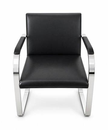 Knoll - Ludwig Mies van der Rohe - Stoel - Brno - Leder,