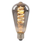 Dimbare Olucia E27 LED Edison lamp Tuelo, grijs, 4W, 2200K, Led-lamp, Minder dan 30 watt, Nieuw, Ophalen of Verzenden