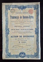 Argentinië. - 1907 - Tramways de Buenos-Ayres (Zonder, Hobby en Vrije tijd, Modeltreinen | Overige schalen, Nieuw