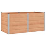 vidaXL Verhoogde plantenbak Bruin 200 x 100 x 91 cm, Tuin en Terras, Bloembakken en Plantenbakken, Verzenden, Nieuw, 100 cm of meer