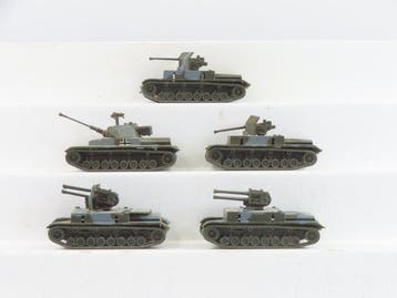 Roco Minitanks 1:87 - Model militair voertuig (5) - 5 Panzer, Nieuw