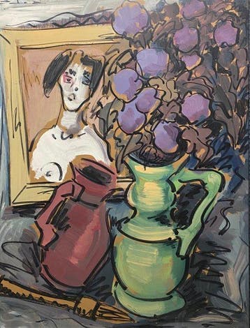 École Française (c. 1970) - Le Souvenir Parfumé de ton, Antiek en Kunst
