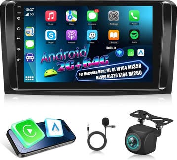 CarPlay Radio Mercedes ML X164 | 9 inch | Laatste Stuk!, Ophalen of Verzenden, Nieuw