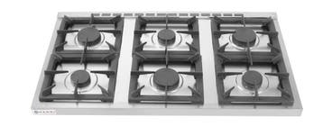 Gasfornuis Kitchen Line 6 Pits, Met Ombouw, Hendi, Kitchen L, Ophalen of Verzenden, Nieuw in verpakking
