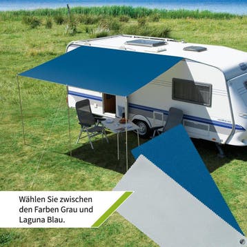 DWT Flora Caravanluifel 300x240cm - Grijs, Ophalen of Verzenden, Nieuw