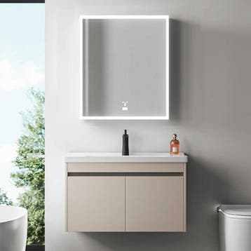 LED Spiegelkast - Afimera Zeyn 60x70 cm - Dimbaar - Witte, Ophalen of Verzenden, Nieuw
