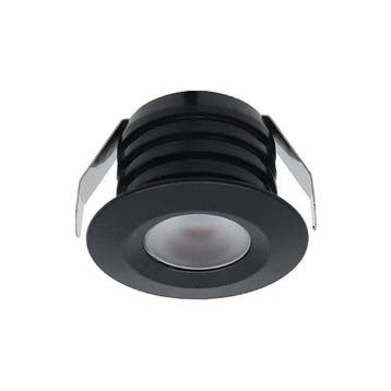 Ledisons LED-inbouwspot Valdeno 3W 2700K zwart 12V, Ophalen of Verzenden, Nieuw