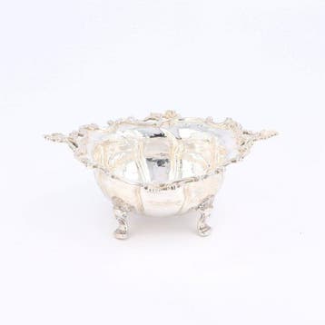 P. & J.W. Heerens. pastille / - Bonbon mand - .835 zilver