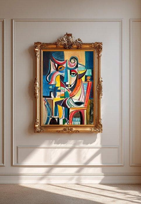 E. Pérez Lezcano - La Aparición XL (No Reserve), Antiek en Kunst, Kunst | Schilderijen | Modern