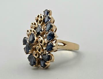 Collectie Vintage  (Ringen) Gouden sieraden? Shop bij ons!, Verzenden, Goud